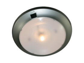 PLAFONNIER CIRRO SILVER ROND 25 CM 12V LED