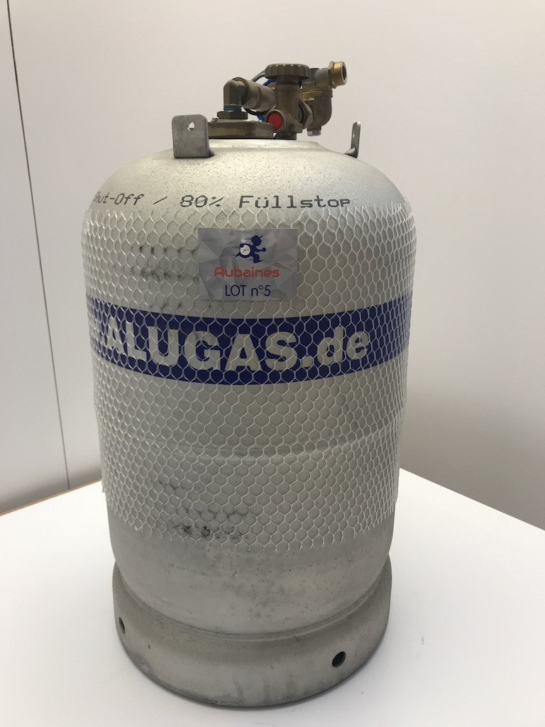 Bouteille de gaz en aluminium (grip bottle) comme propriété de ALUGAS