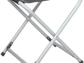 TABOURET PLIANT ALU GRIS