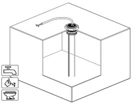 SONDE EAU PROPRE-USEE-WC BUTTNER ELEKTRONIK