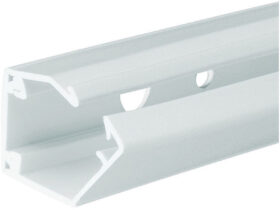 GOULOTTE (1M) PVC BLANC 18 X 35 MM