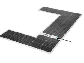 PANNEAU SOLAIRE 120W EN FORME DE C POUR VAN DUCATO