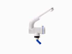 ROBINET CONTACTEUR BARWIG MONO BLANC