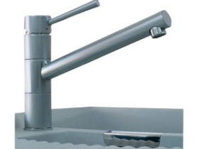 ROBINET MITIGEUR HAUT CHROME BEC 160 MM