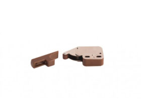 SET DE 4 FERMETURES MINI LATCH BRUNES