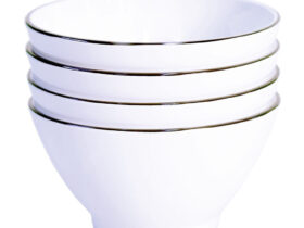 SET 4 BOLS LINEA BLACK