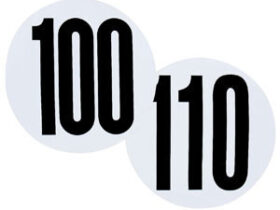 AUTOCOLLANT LIMITE 100 KM/H