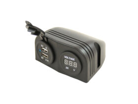 PRISES USB AVEC VOLTMETRE