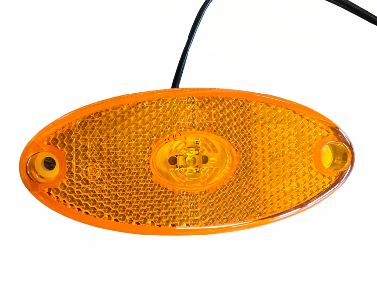 FEU LATERAL LED ORANGE 12V pour bas de caisse camping-car
