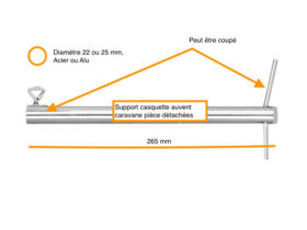 SUPPORT CASQUETTE ARMATURE AUVENT