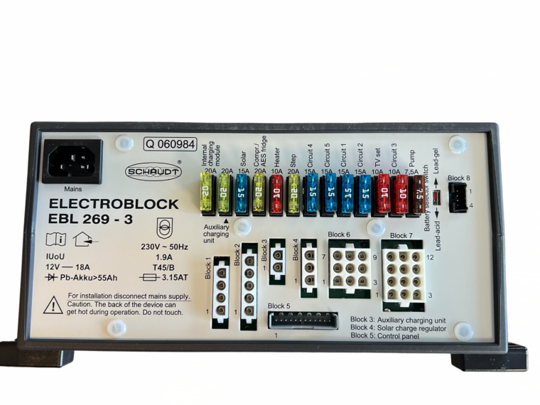 ELECTROBLOC SCHAUDT EBL 269 version 3 boîtier gris foncé OEM