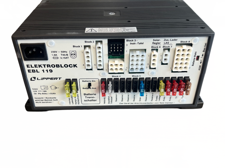 ELECTROBLOC SCHAUDT EBL 99 bloc 12V HYMER chargeur intégré