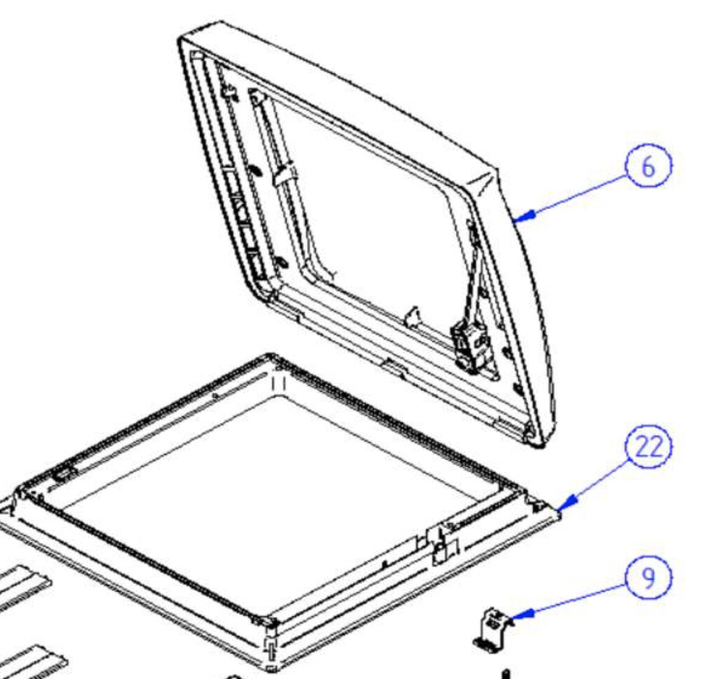 COUPOLE LANTERNEAU THULE VENT