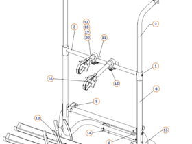 SUPPORT RAIL VELO QUIPON