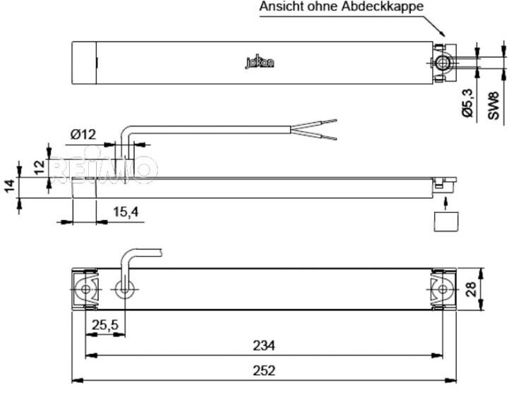 Feu adria anti brouillard LED arrière Jokon L250