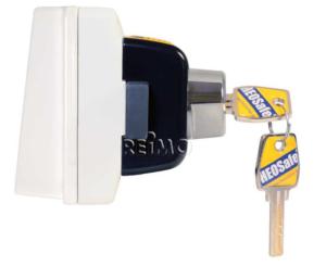 Sécurités porte cabine HEOSafe intérieures avec bouton à clé lot de deux