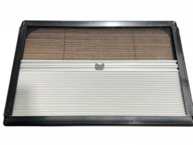 COMBI ROLLO TWIN ADRIA HORREX store et moustiquaire plissés