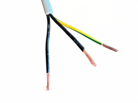 CABLE SOUPLE NUMEROTE 3G1,5MM gris clair 230V vendu au mètre