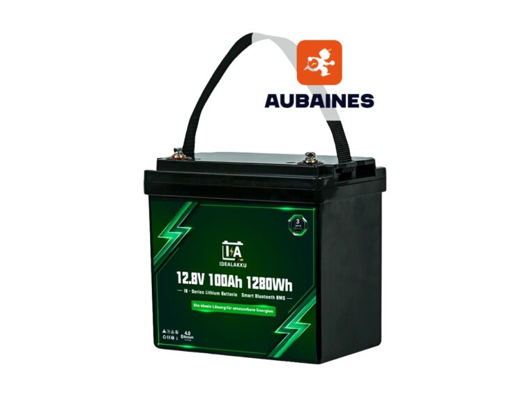 batterie lithium idealakku 100ah mini lifepo4 vue de face