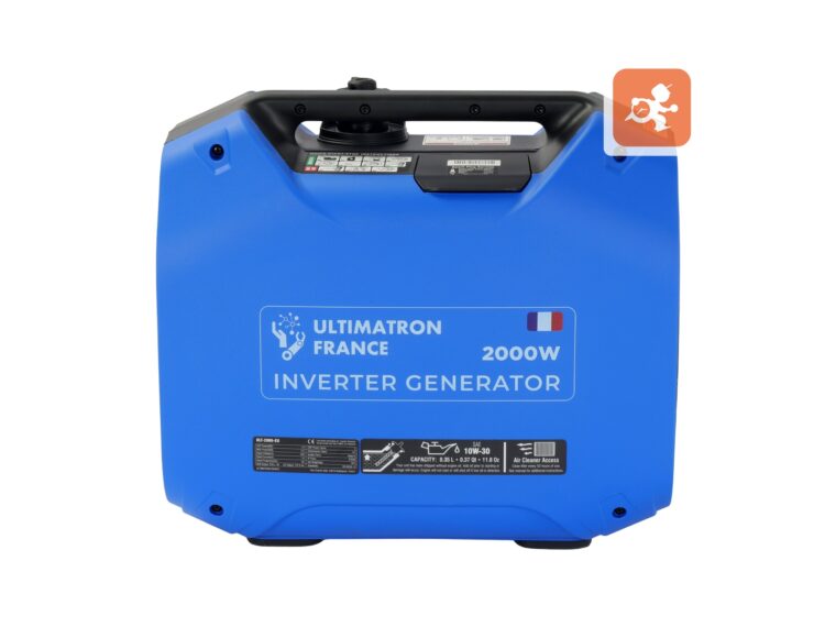 générateur inverter portable Ultimatron panneau de commande et prises