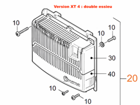 Boitier commande Mover XT4 Truma centrale électronique pièce d'origine
