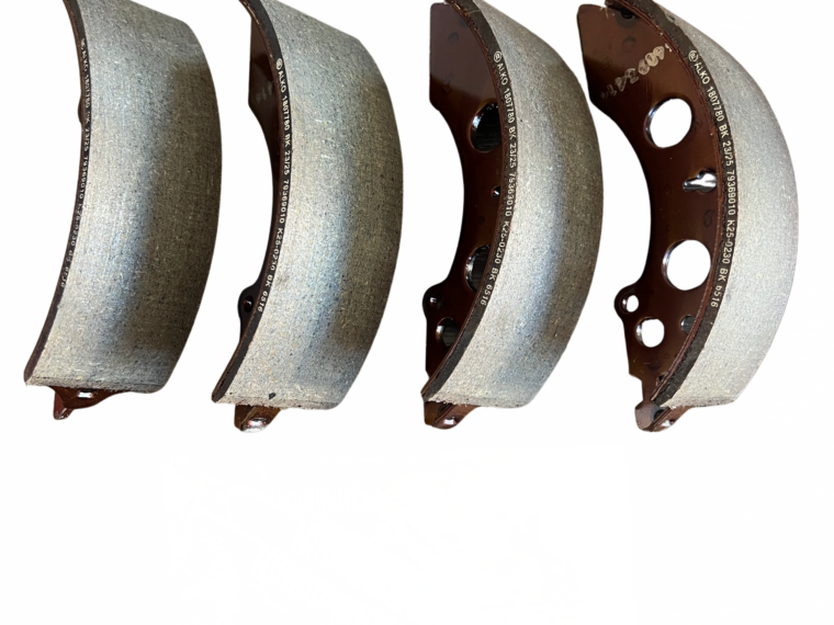 Mâchoires frein ALKO 2050 2051 marquage 384294 détail gros plan