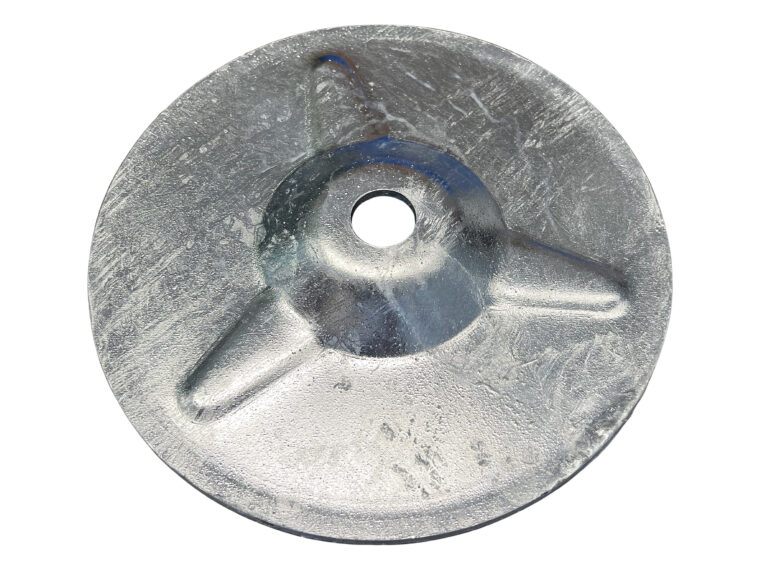 Plaque de support vérin ALKO HY4 diamètre 230 mm vue de face