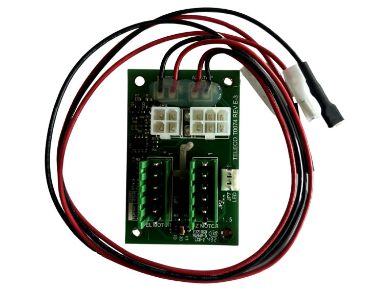 Platine moteur antenne TELECO T0074 REV E-3 detail composants