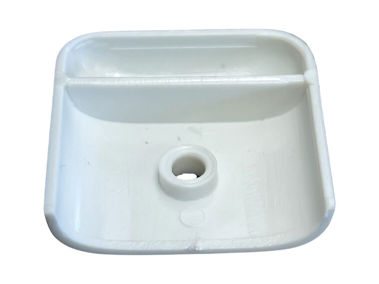 Bouchon de finition profilé Trigano détail latéral blanc