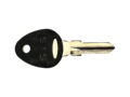 Clé brute serrure mobilier camping-car vue panneton non taillé
