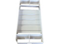 Grille évacuation gaz brûlés frigo Dometic vue arrière avec système de clip