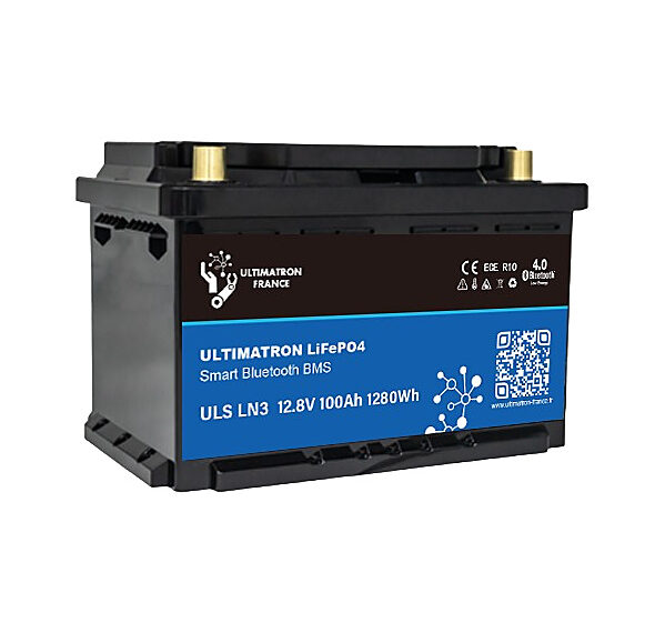 Batterie au lithium fer phosphate avec BMS et surveillance Bluetooth intégrée